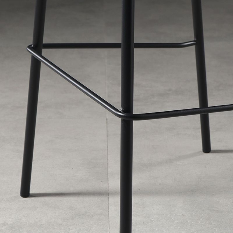 Modern Style Bar Stool Leather Backrest Counter Stool for Bristol