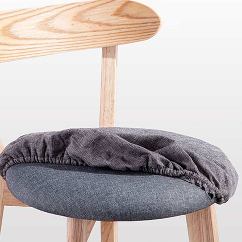 Contemporary Solid Wood Barstool Bristol Bar Stool with Footrest and Low Back
