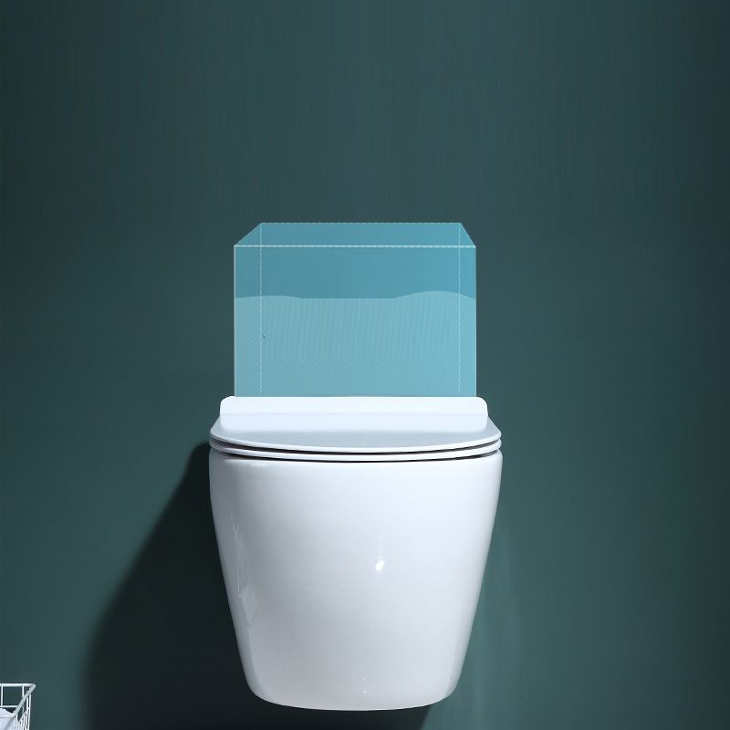 Wall Mount Modern Urine Toilet All In One Single Flush Porcelain Toilet