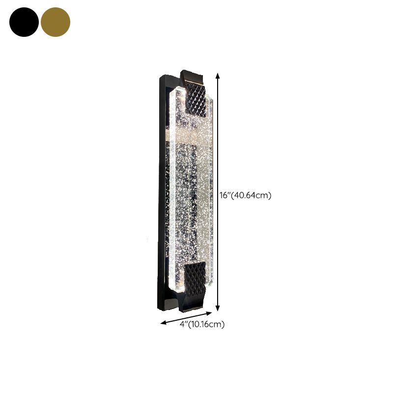 Modern Sconce Light Fixture Crystal Shade Wall Sconce Lighting for Bedroom