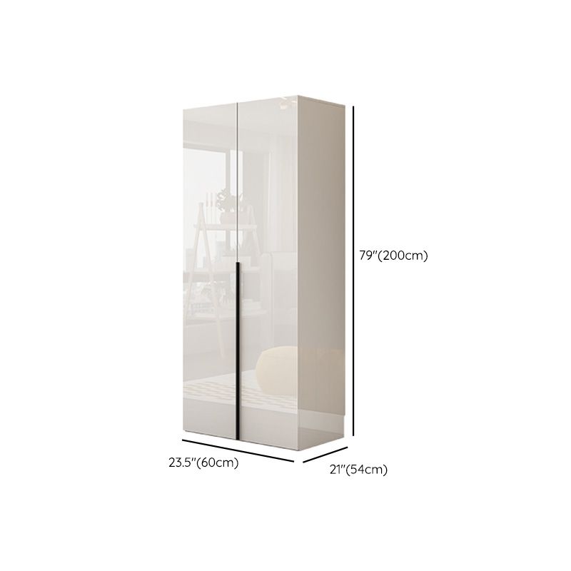 White Colour Wooden Wardrobe Soft Close Drawer Wardrobe Closet for Bedroom