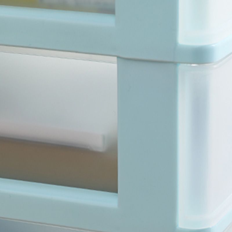 Drawers Filing Cabinet Contrast Color Plastic Vertical Filing Cabinet