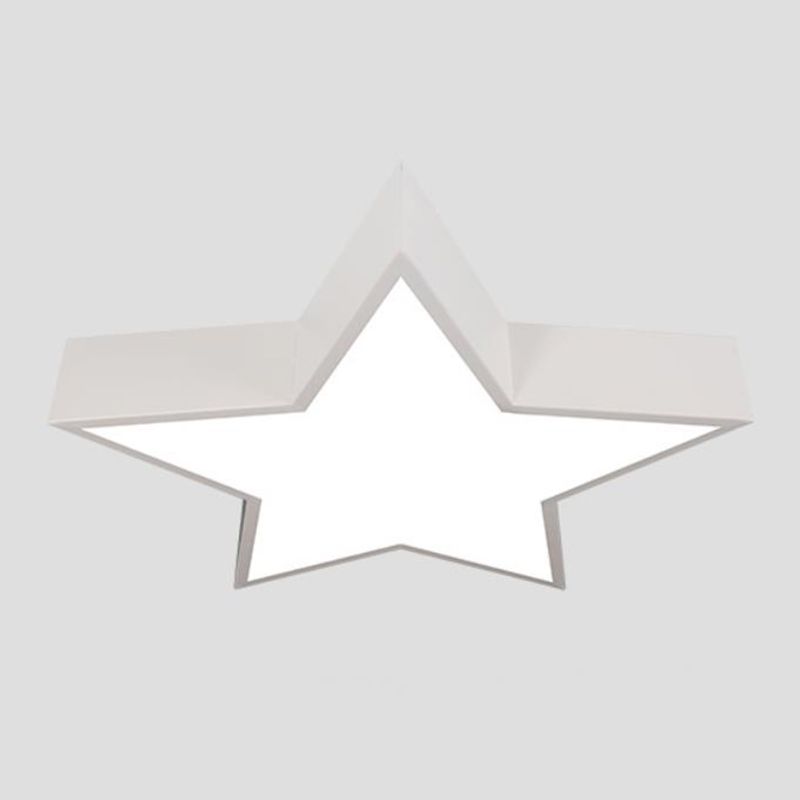 Metallic Star Flush Light Minimalistische LED-plafondlamp met acrylkap voor kinderkamer