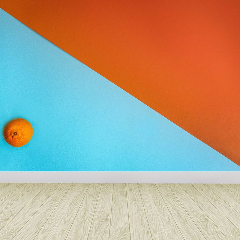 Multi-Color Wall Mural Decal Contemporary Soft Color Wall Art Living Room Murals