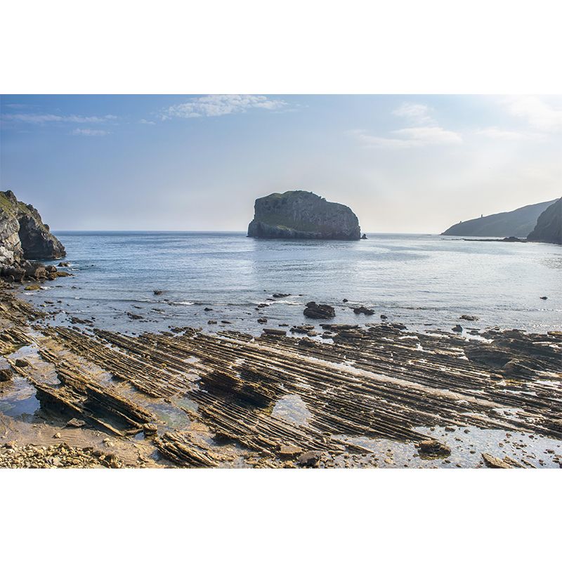 Customized Seascape Mural Environment Friendly Wallpaper for Living Room