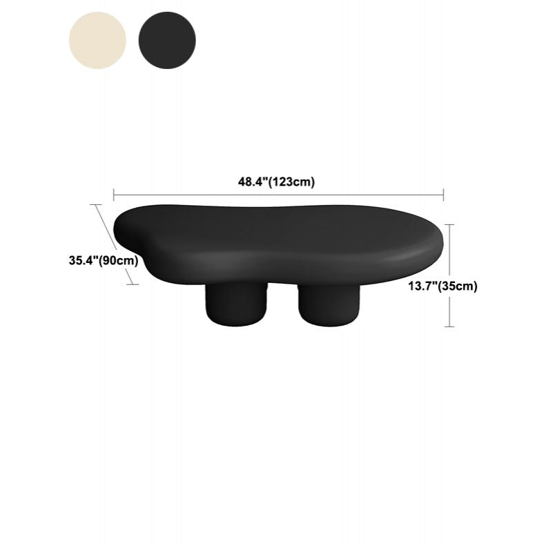 Scandinavian Coffee Table Set with 4 Legs and Geometric Top Coffee Table