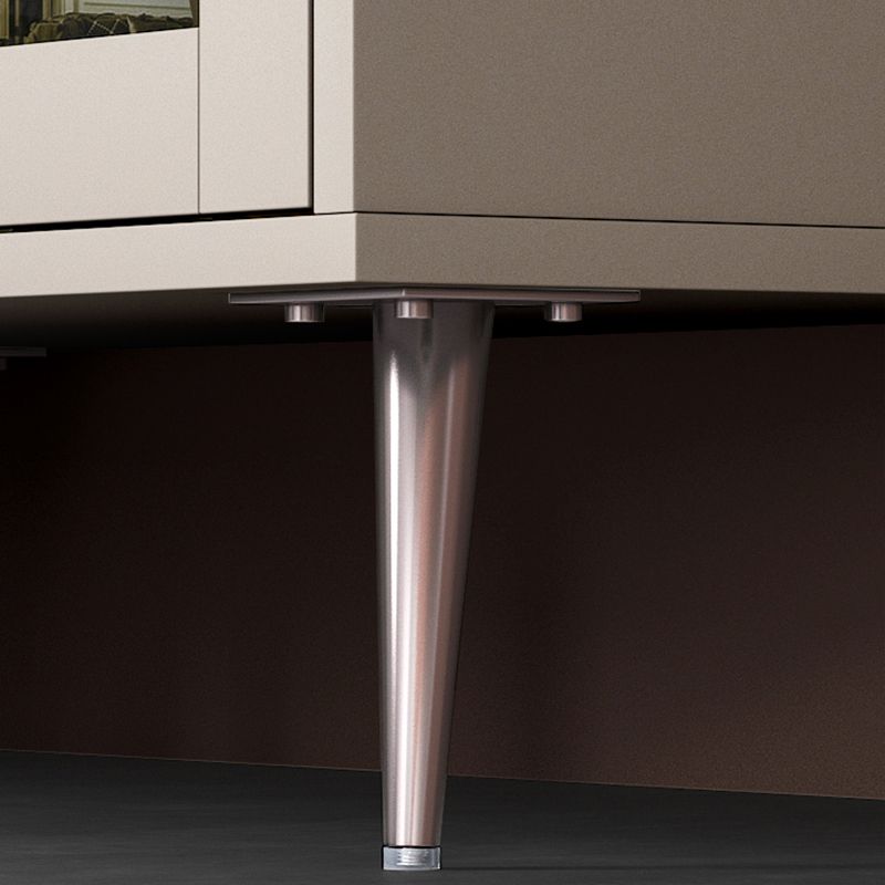 Modern Style Bookcase Wood Bookshelf with Door for Home Office