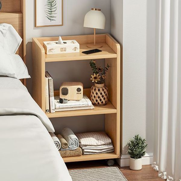 Scandinavian Style Bookshelf Open Back Bookcase for Home Office Study Room