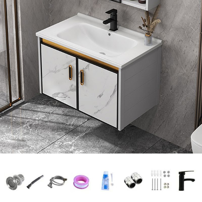 Glam Bathroom Vanity Set Single-Sink Bathroom Vanity for Bathroom