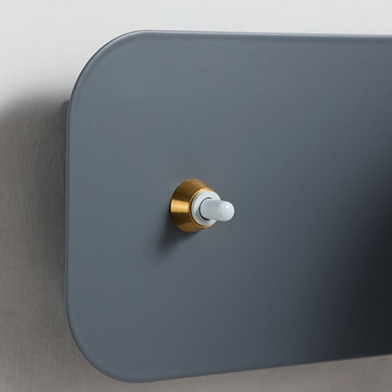 Nordic Style Iron Wall Light Cylinder Shape Rotatable Wall Lamp for Living Room