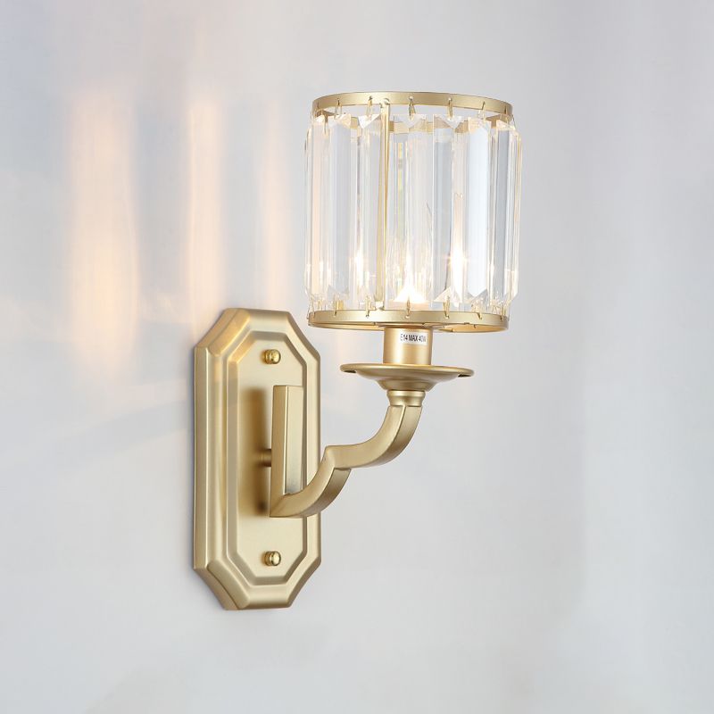 Zylindrische Wandleuchte modern