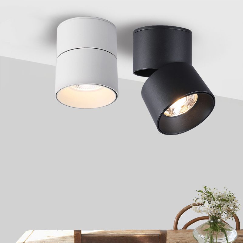 Opvouwbare metalen plafonddownlight Eenvoud LED-inbouwspot voor gang