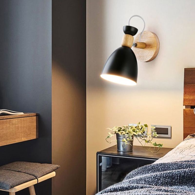 Geometric Shape Metal Sconce Light Modern Style Wall Sconce Light for Living Room