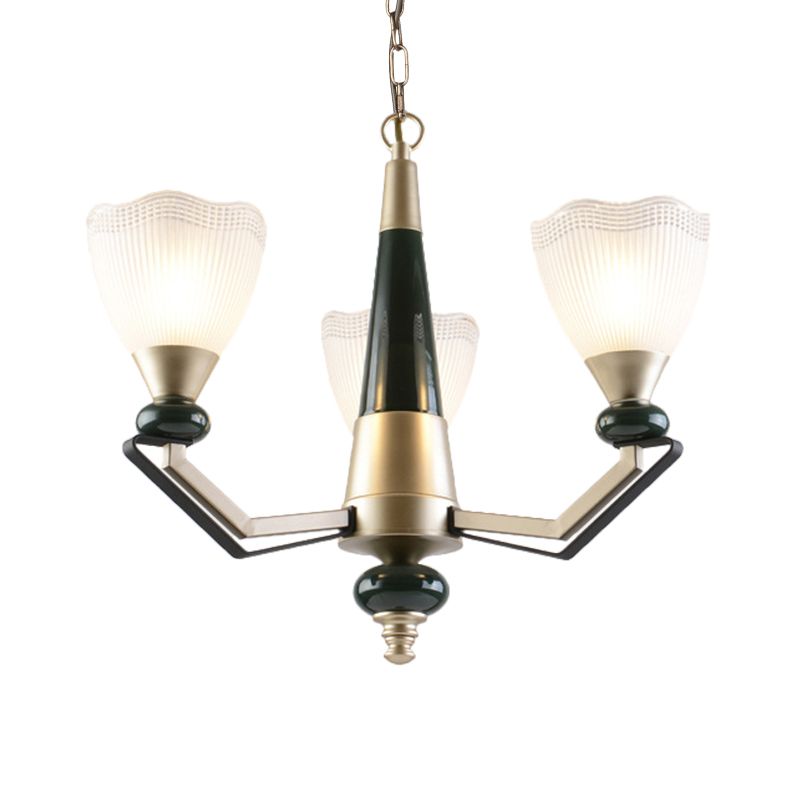 Chandelier en or 3/6 à tête