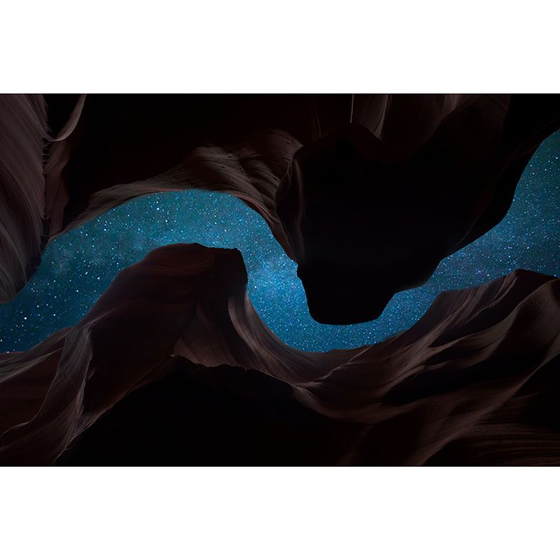 Environment Friendly Mural Wallpaper Beautiful Galaxy Photography Bedroom Wall Mural