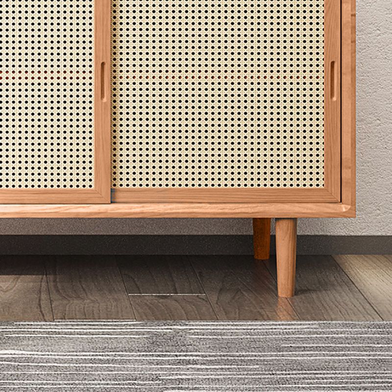 15.75"W Sideboard Contemporary Style Solid Wood Dining Server for Kitchen Living Room