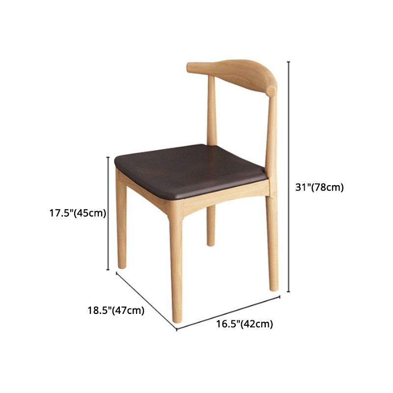 Contemporary 1/2/7 Pieces Dining Set with Solid Wood Table Dining Furniture