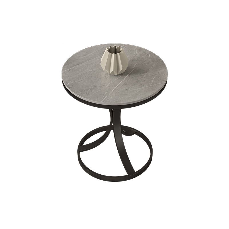 21.65" Tall Contemporary Style Side End Table Metal Frame Side Accent Table