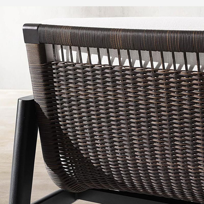 Modern Style Metal Dining Set 1/4/7 Pieces Dining Table Set for Outdoor