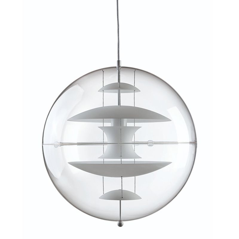 Spherical Ceiling Pendant Light Simplicity Style Glass Pendant Light for Restaurant