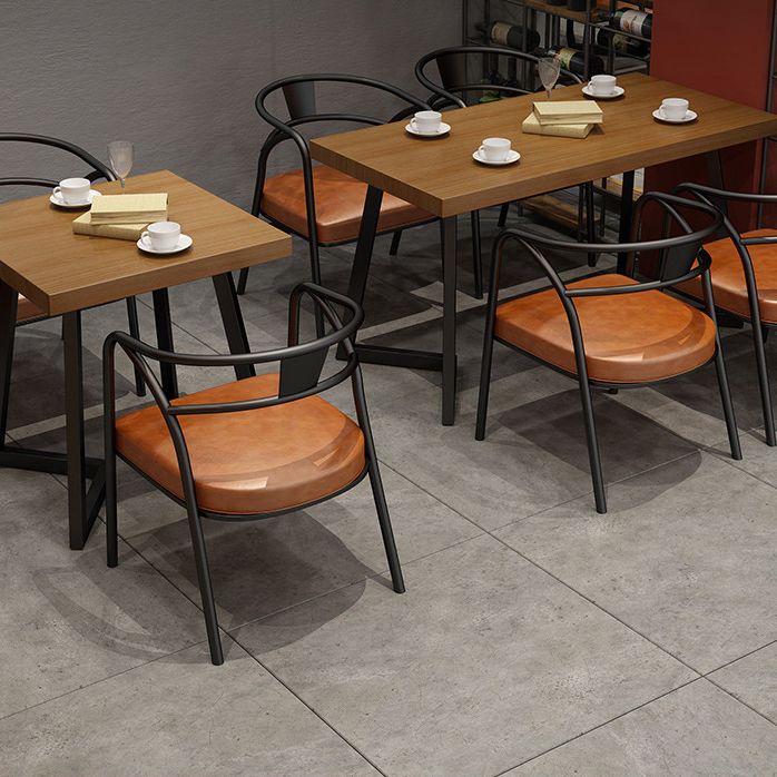 Industrial Metal Dining Table Furniture 1/2/3/5 Pieces Home Table and Chair Set