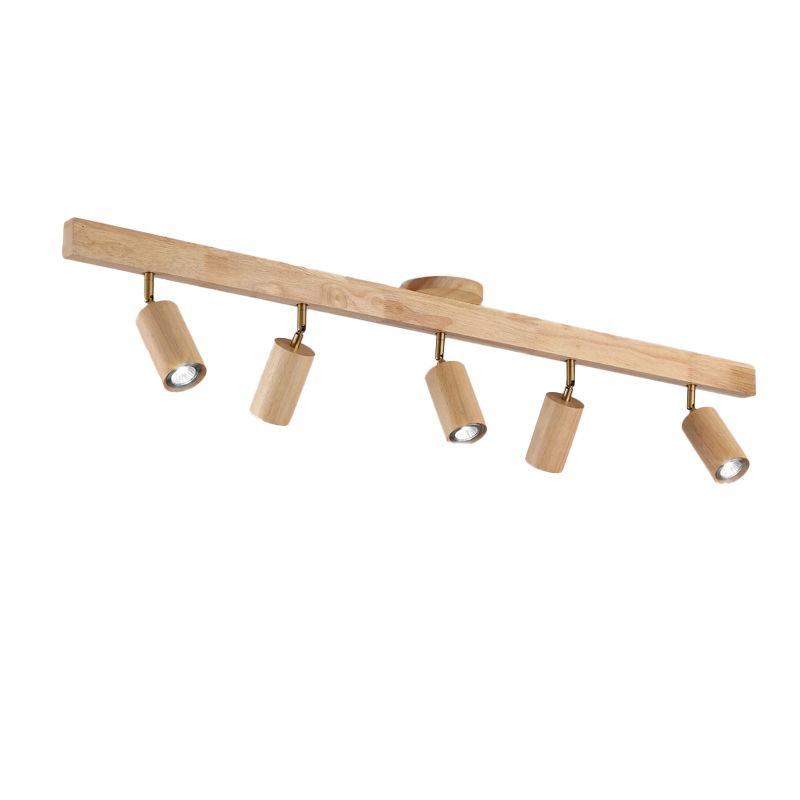 Solid Brass Ceiling Track Light Multi - Head Adjustable Ceiling Spotlight