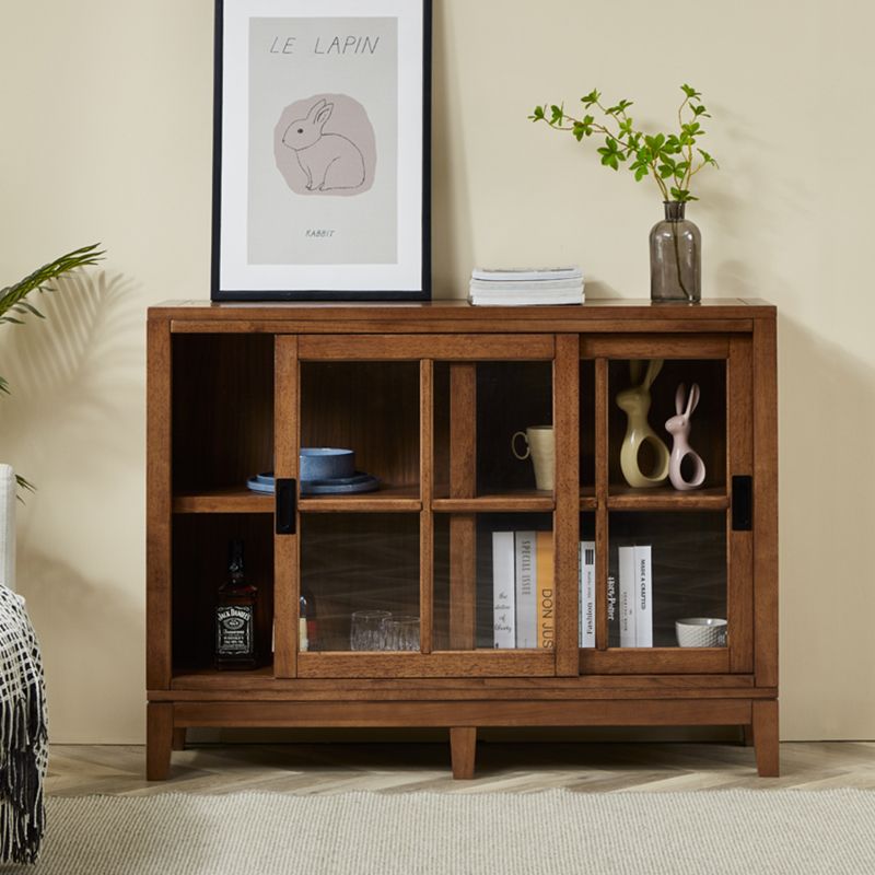 Modern Style Bookshelf Closed Back Standard Wooden Bookcase for Study Room