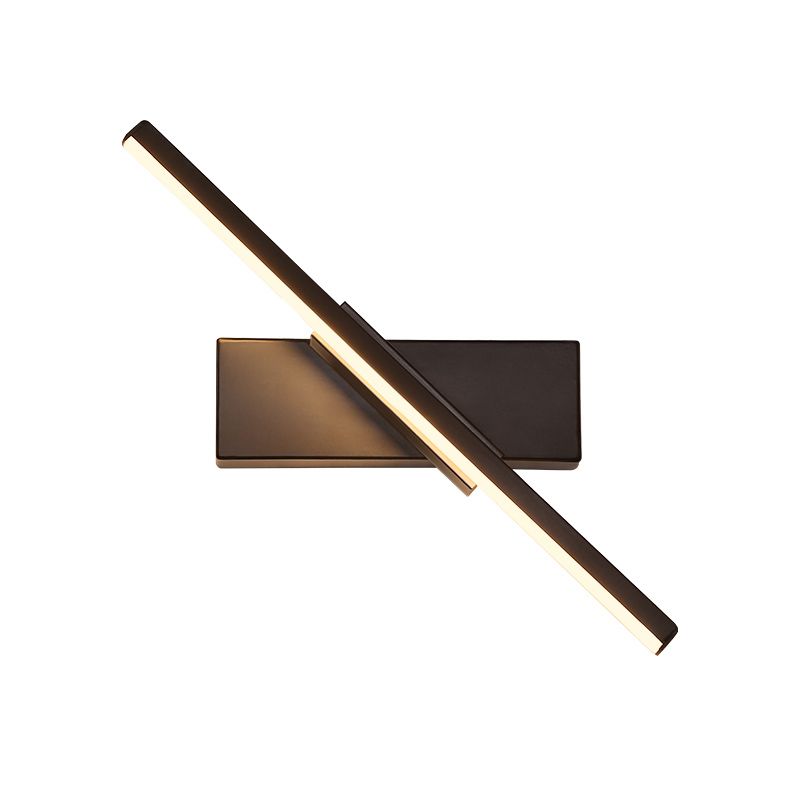 Silicone LED Rotatable Wall Lamp in Modern Creative Style Aluminium Linear Wall Light for Bedroom