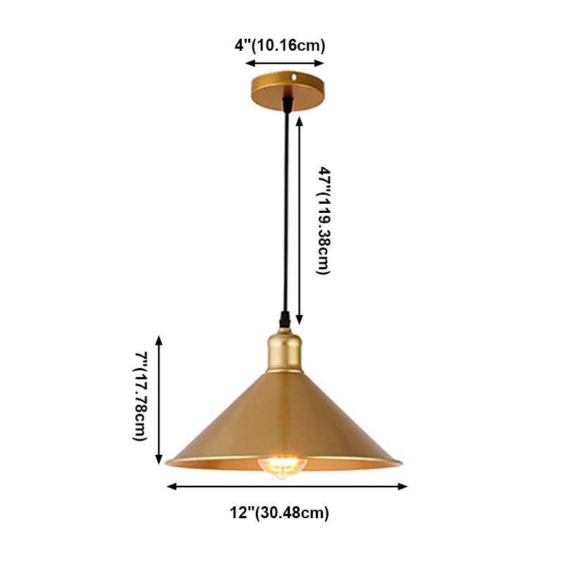 Estilo contemporáneo geométrico geométrico metal 1 kit de luz colgante de luz