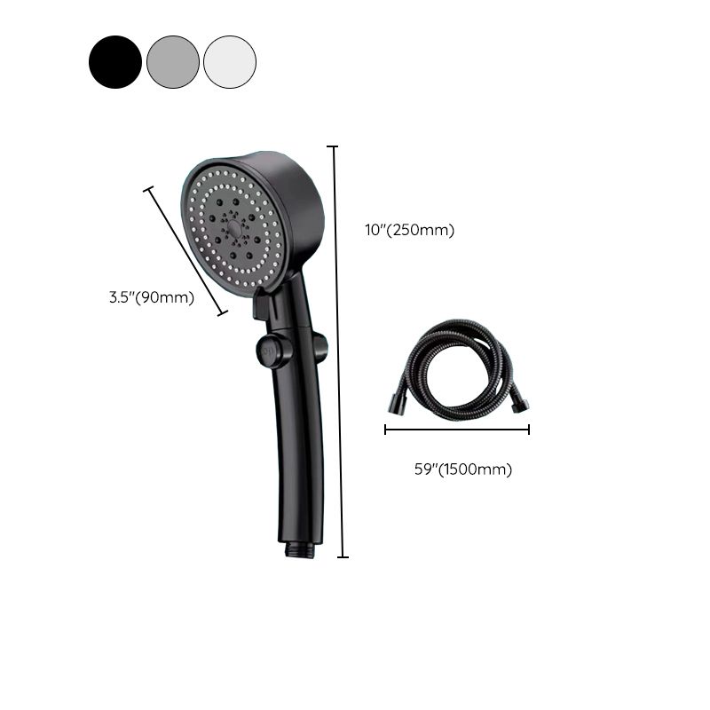Wall-mounted Shower Head Modern Plastic Shower Head with Adjustable Spray Pattern