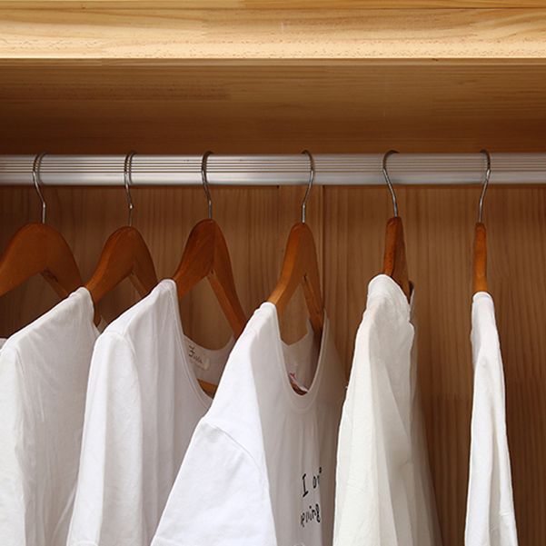 Modern Coat Locker Wooden High Gloss 1-Drawer Kid's Wardrobe