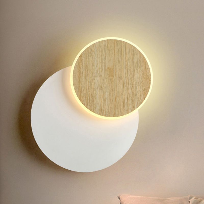 Finitura in legno Mobile sfumatura da muro da parete Minimalist LED SCONCE LUCE PER LAVOGLIA