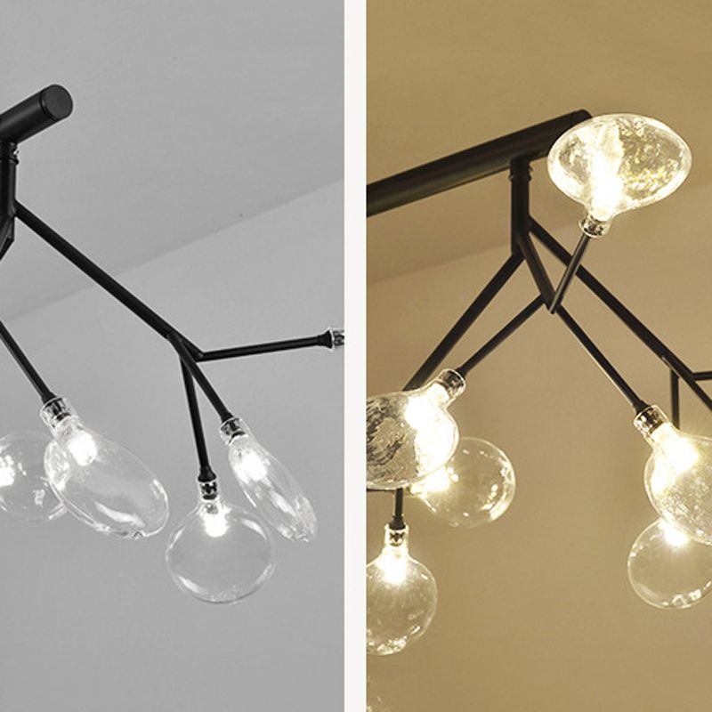 Modern Firefly Island Pendant Lighting Metal Multiple-Light Island Lighting