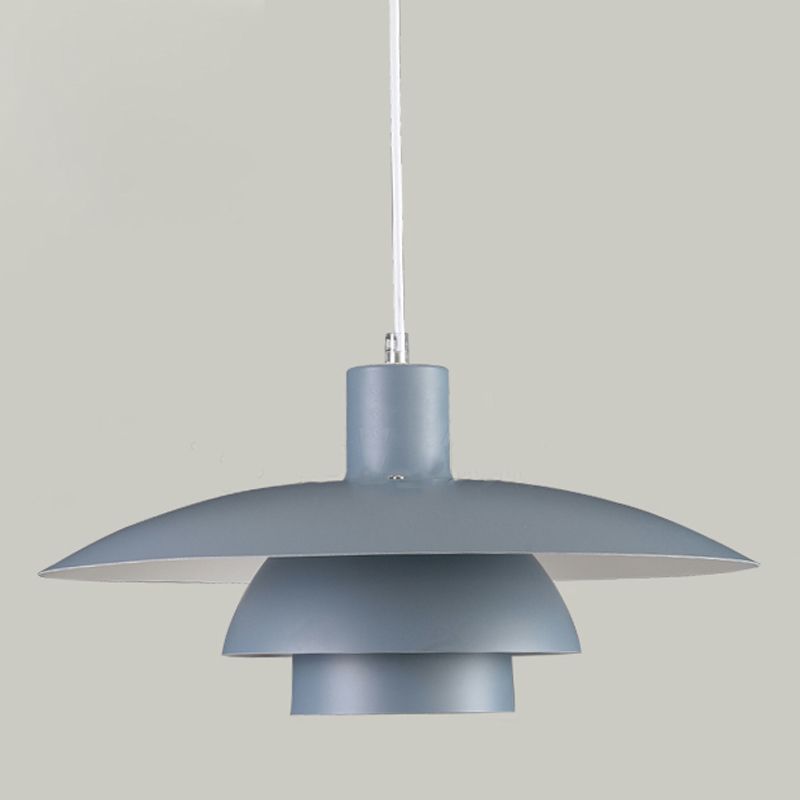 Lámpara colgante geométrica de aluminio nórdico moderno para el comedor para comedor