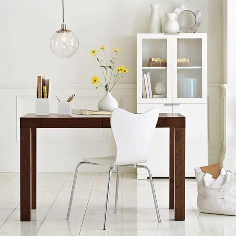 Modern Spherical Clear Glass Shade Pendant Light Chrome 1 Light Coffee Shop Suspension Light