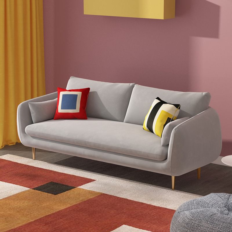 Modernism Standard 4 Legs Sofa Square Arm Sofa for Living Room