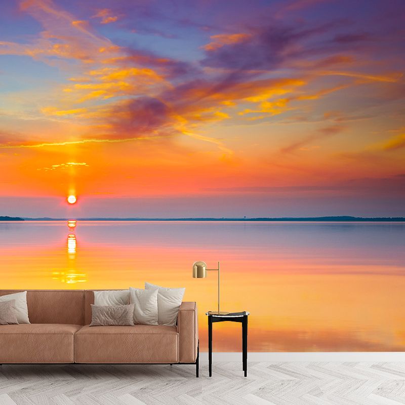 Sky View Wall Mural Wallpaper Modern Style Mildew Resistant for Decoration