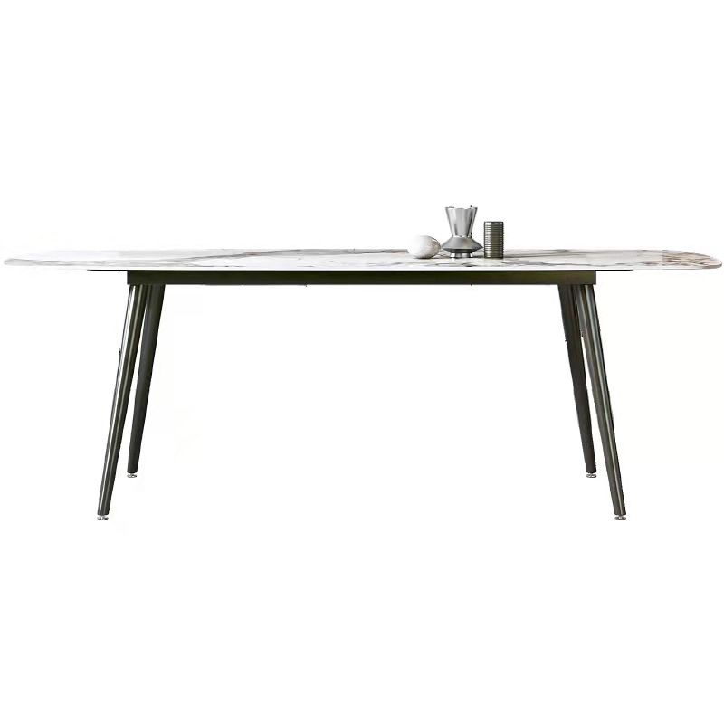 Modern Sintered Stone Dining Rectangle Table Set 1/4/5/7 Pieces Dining Set