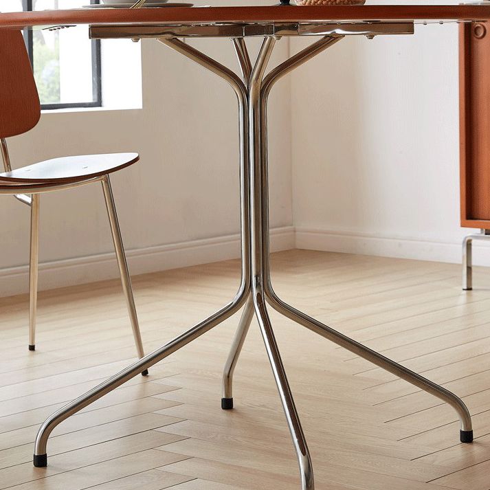 Meubles de 4 pieds contemporains Round Home Furniture en bois massif de salle à manger en bois massif