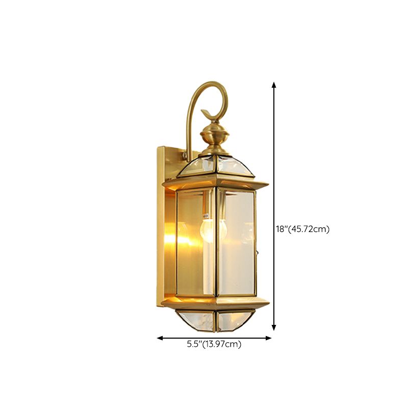 1 Light Geometric Flush Mount Contemporary Metal Wall Light Sconces