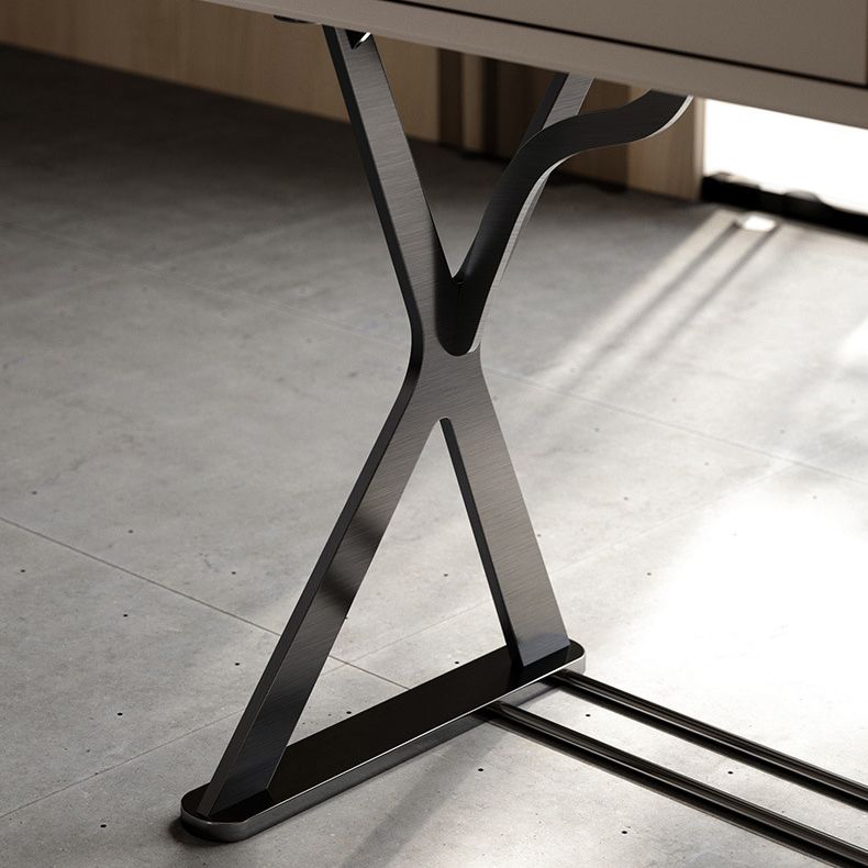 Modernism Stone Top Vanity 29.52" High Vanity Set with Stool