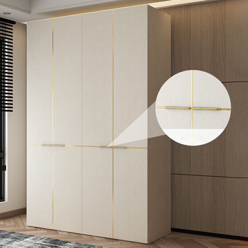 Engineered Wood Wardrobe Cabinet with Drawer Modern Wardrobe Closet
