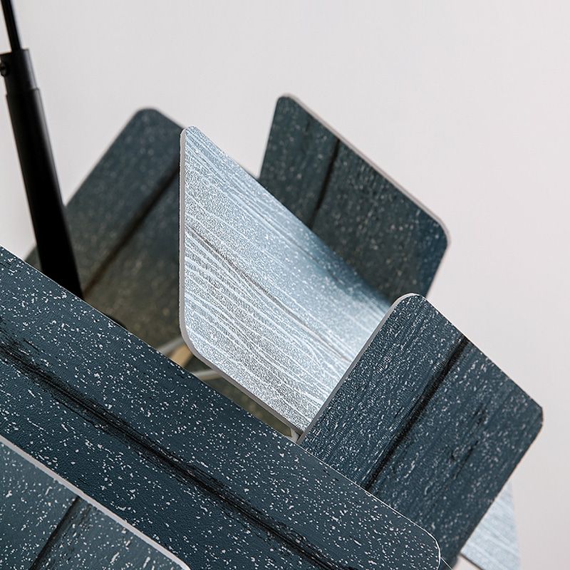 Nordic Style Ceiling Pendant Light Stacking Hanging Light Fixture with Acrylic Shade