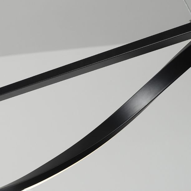 Modern Style Linear Shape Island Light Metal 1 Light Island Lighting Fixture