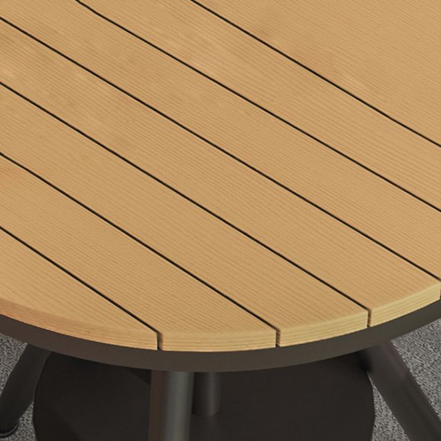 Modern Round Dining Set 1/3/5 Pieces Reclaimed Wood Dining Set