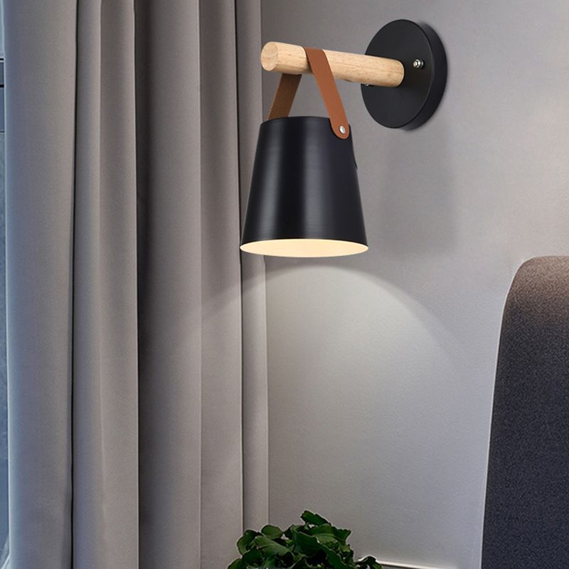 Cone Shape Metal Wall Light Fixture Modern Style Wall Lamp for Dining Room