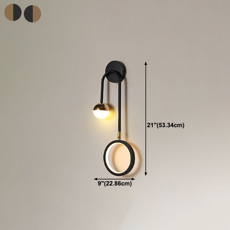 Metallleuchtenleuchte moderne LED -Wandmontage -Leuchte
