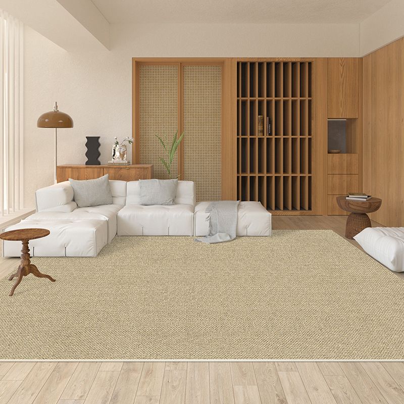 Japanese Style Solid Color Rug Indoor Rug Easy to Clean Carpet for Bedroom and Living Room