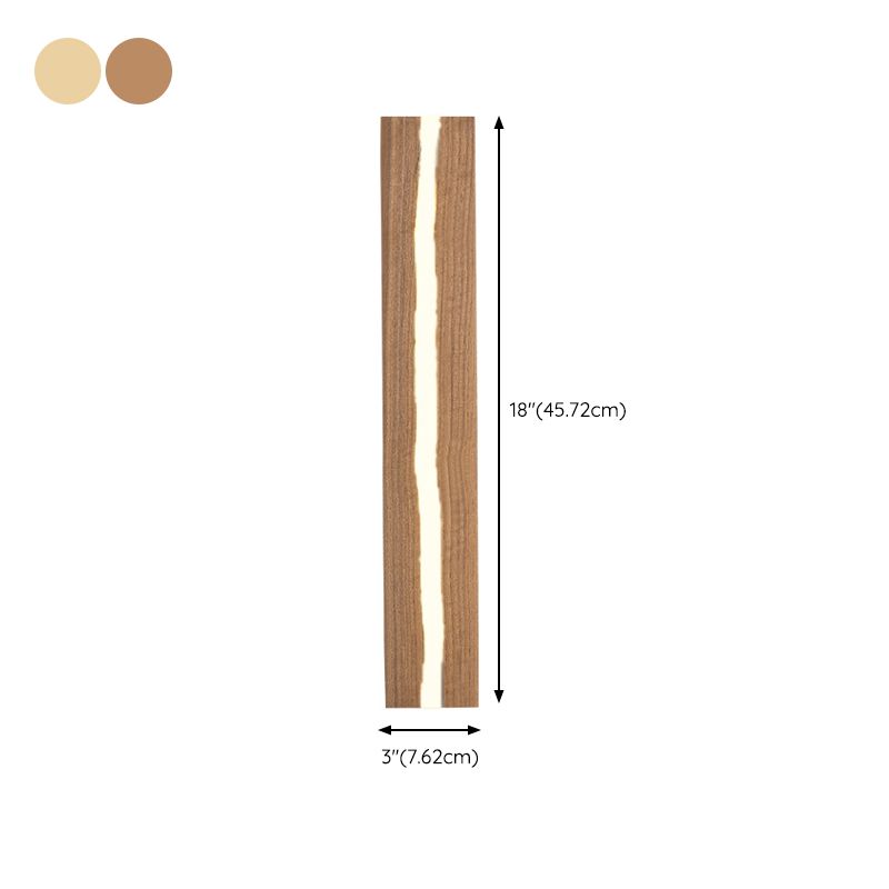 Linear 1 - Light Interior LED Wall Light Modern Solid Wood Wall Fixture