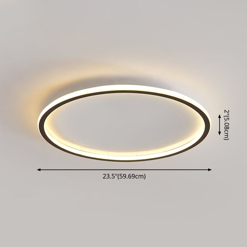 Moderne Flush Mount Light Armaturen Acryl 1 Licht Flush Light Fixtures